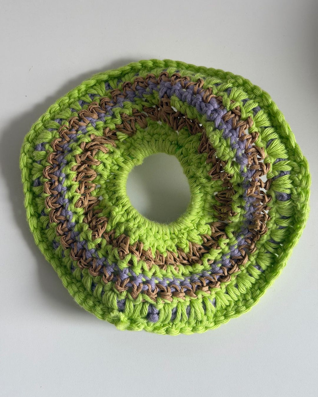 Chouchou vert et violet